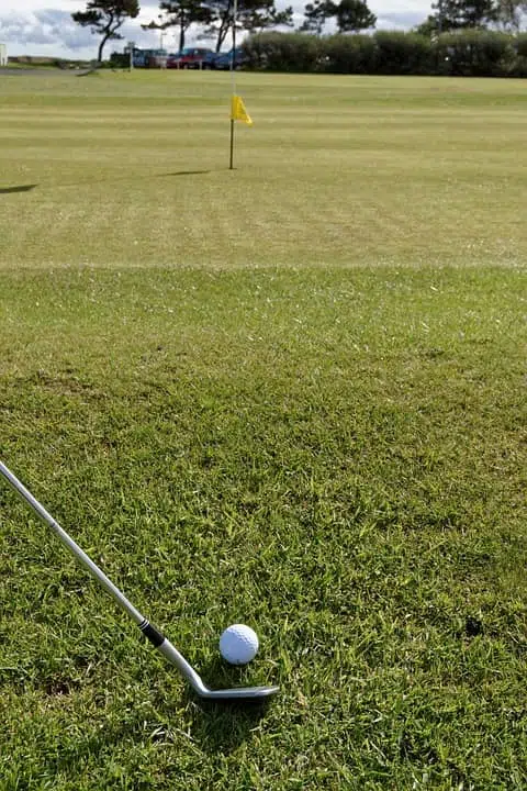 8 iron approach shot