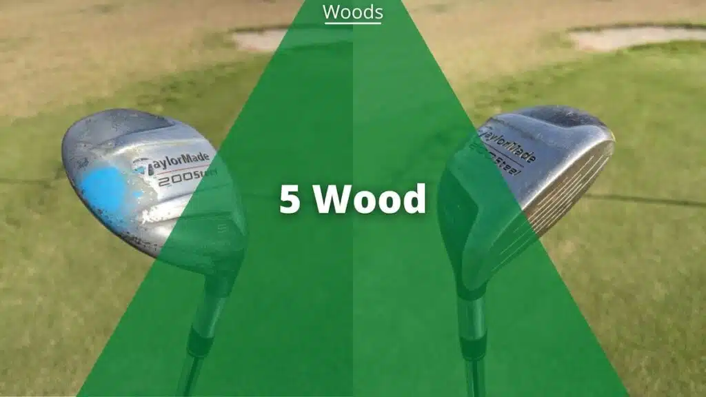 3 wood vs 5 wood 2 5 woods with different sides of the face