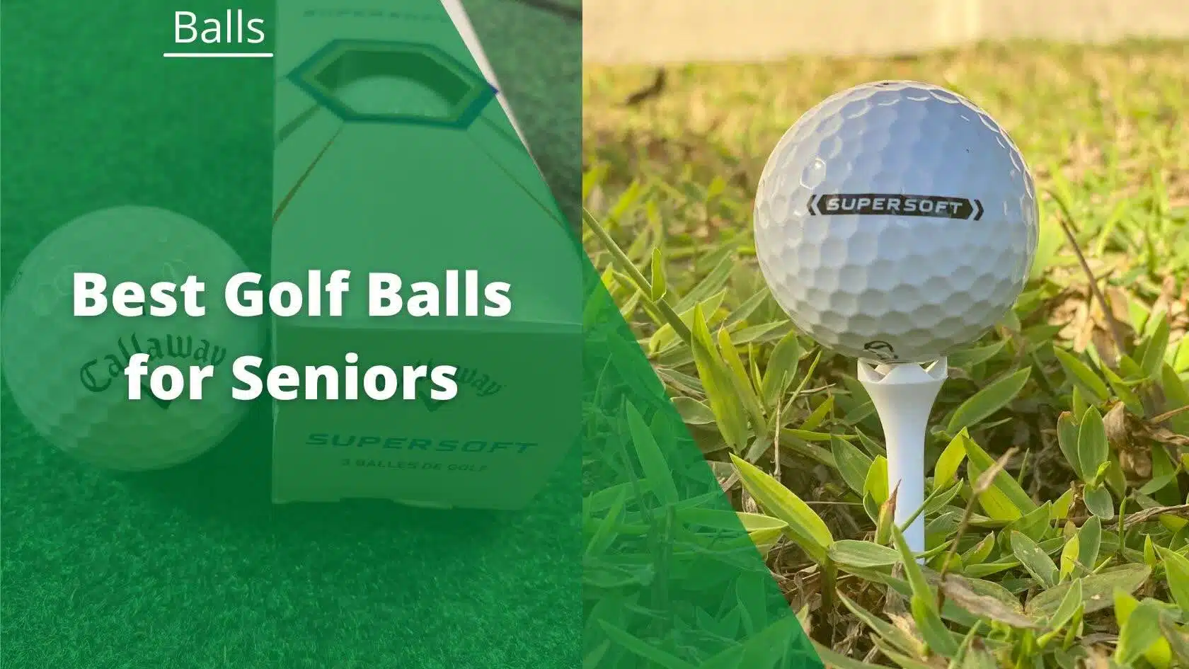 best golf balls for seniors featured