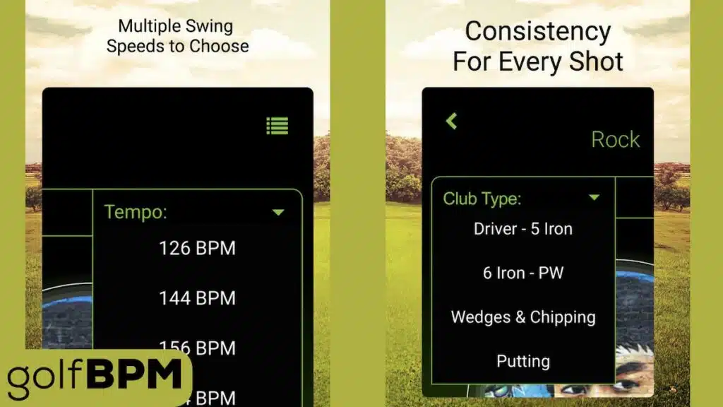 best swing analysis app golf bpm