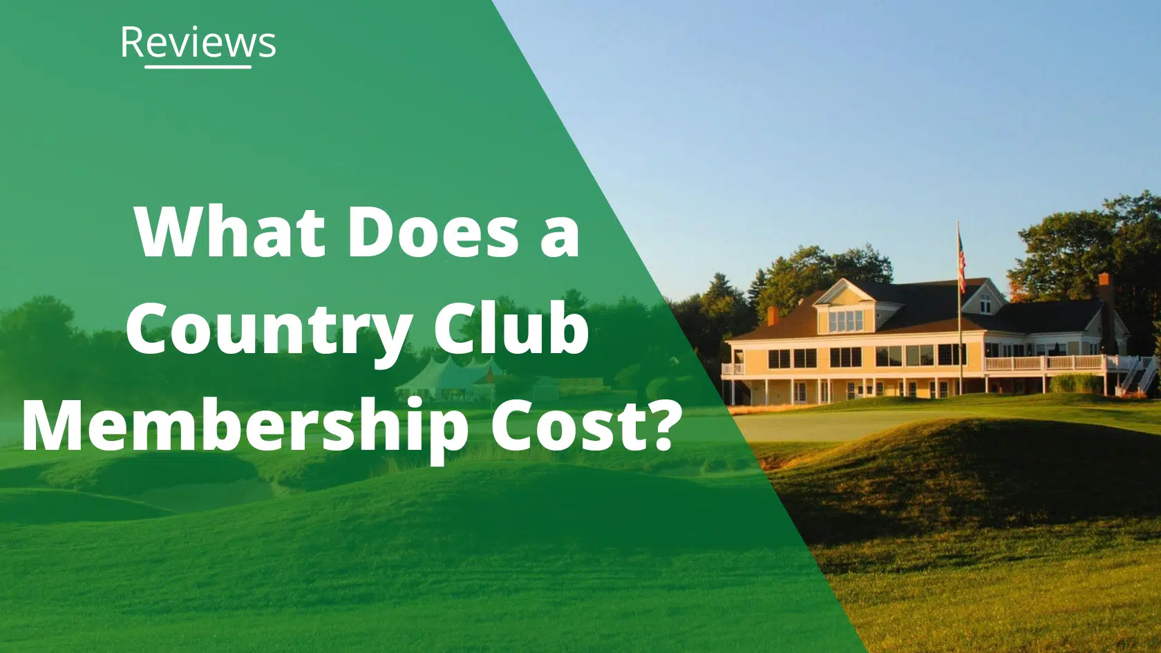 country club cost membership