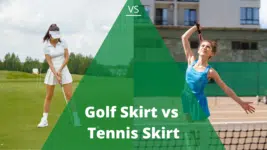 golf skirt vs tennis skirt
