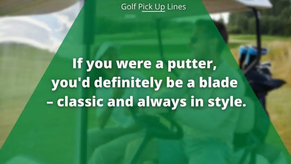 golf pick up lines captions