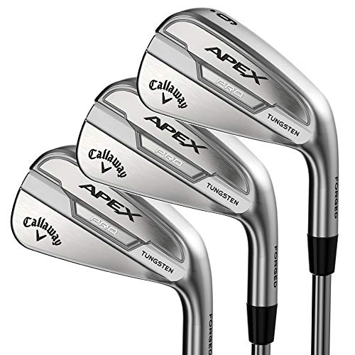 Callaway Golf 2021 Apex Pro Iron Set (Set of 7 Clubs: 5-PW+AW, Right-Handed, Graphite, Extra Stiff)