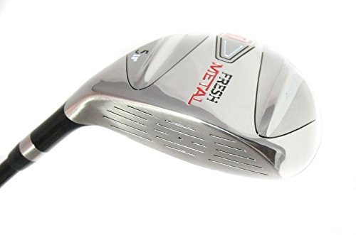 Founders Club Fresh Metal 5 Fairway Wood with Graphite Regular Shaft and Head Cover (18 Degrees, Regular)