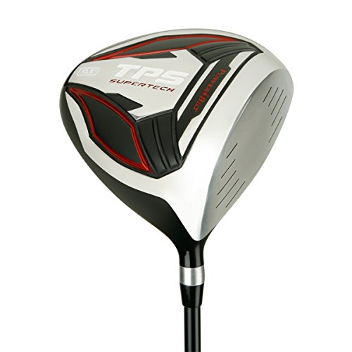 Powerbilt Golf TPS Supertech Driver, Men’s Right Hand 10.5 Degree, Black/Red Includes Head Cover