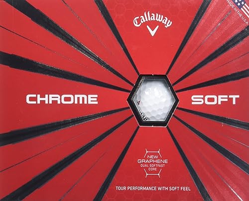 Callaway Golf Chrome Soft Golf Balls, (One Dozen), Prior Generation