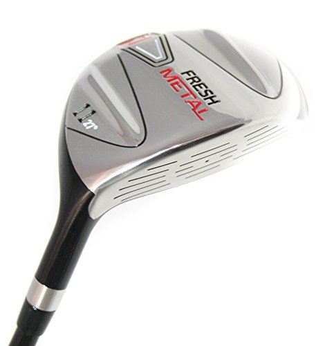 Founders Club Fresh Metal 11 Fairway Wood with Graphite Shaft and Head Cover (27 Degrees, Senior)