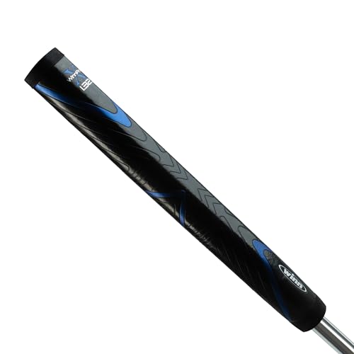 Winn Pro X 1.32 Putter Grip (Jumbo, Black/Blue)