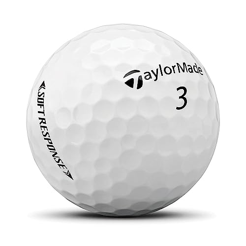 TaylorMade Unisex's Soft Response Golf Ball, White, One Size