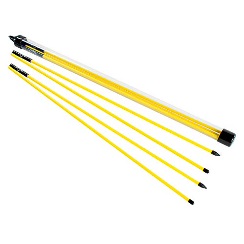 Callaway Alignment Stix, Golf Swing Trainer, Yellow, 48 Inches, (Set of 2)