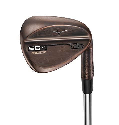 Mizuno T22 Copper Wedge, 56 Degrees / 06 Bounce, Steel, Wedge Flex, Right Hand