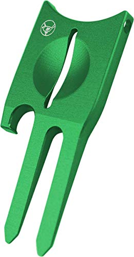 Golf Divot Repair Tool. Golf Ball Marker. Birdicorn Divot Tool (Green w/Ball Marker)