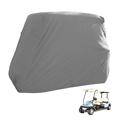 Formosa Covers | Deluxe 4 Seater Golf Cart Cover roof 80' L Grey, Fits E Z GO, Club Car, Yamaha G Model, and GEM e2