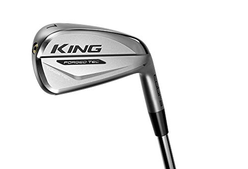 Cobra Golf 2020 King Forged Tec Iron Set (Men's, Left Hand, Steel, Stiff Flex, 4-PW)