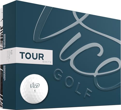 VICE Golf Tour White Golf Balls