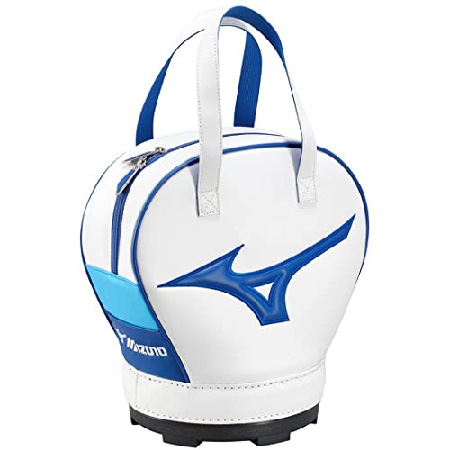 Mizuno Golf Tour Practice Ball Bag/Shag Bag Holder White/Blue