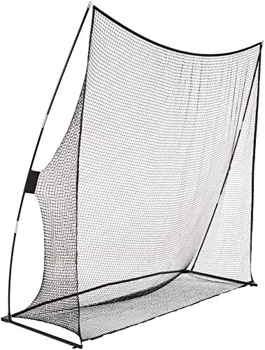 Amazon Basics Portable Driving Practice Golf Net, 8' x 8', Black