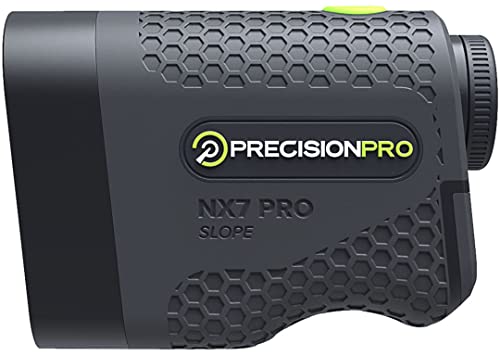 Precision Pro Golf Nx7 Laser Golfing Range Finder with Slope and Non-Slope Feature Perfect Golf Accessory or Golfer Gift