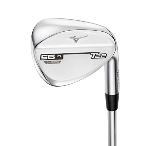 Mizuno T22 Satin Chrome Wedge, 60 Degrees / 10 Bounce, Steel, Wedge Flex, Right Hand