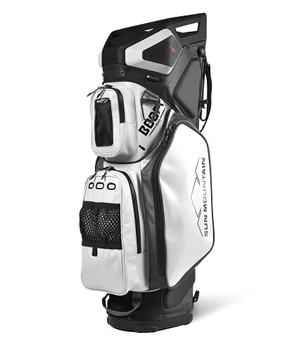 Sun Mountain Mens 2022 Boom Bag 5-Way Divided Golf Cart Bag - Black