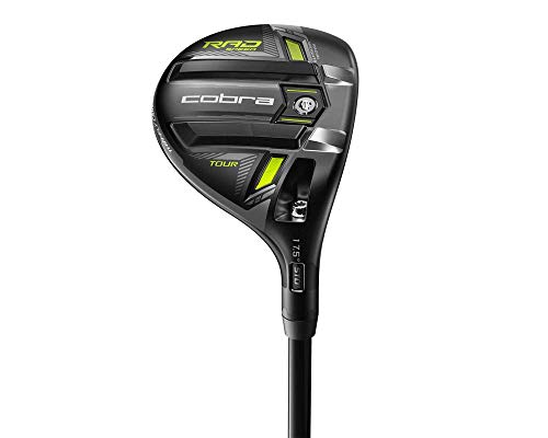 Cobra Golf 2021 Radspeed Tour Fairway Matte Black-Turbo Yellow (Men's Right Hand, Fujikura Motore XF1, X Flex, 17.5), Standard