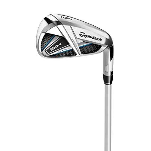 TaylorMade SIM MAX Irons, Graphite Shaft, Fujikura Ventus Blue, 5-PW, AW, Right Hand, Senior Flex