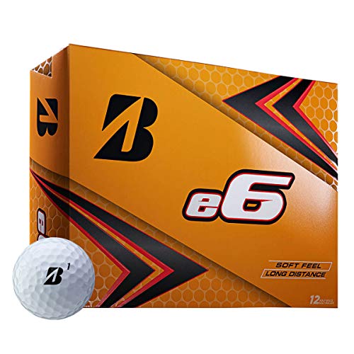 BRIDGESTONE 2019 e6 Golf Balls (One Dozen), White