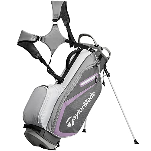 Taylormade Women's Select ST Stand Bag, Kalea, Cool Gray, Lavender