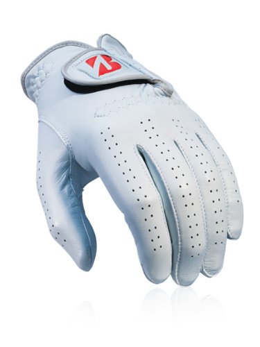 Bridgestone Golf Men's Tour Premium Glove, White, Left Hand, Cadet Medium