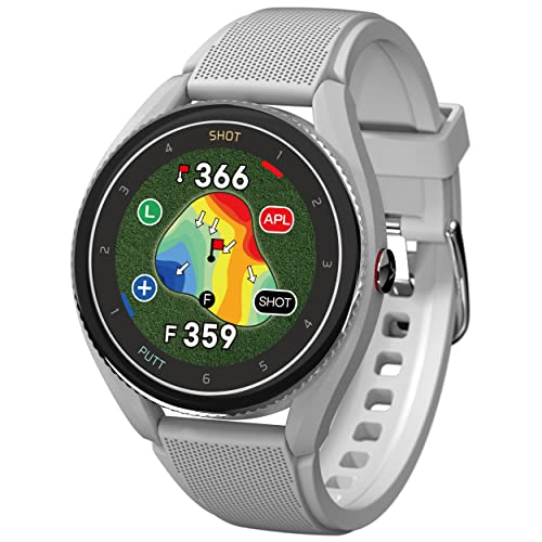 Voice Caddie T9 Premium GPS Golf Watch/Slope Mode/Color Touchscreen/Course View/Green Undulation/Swing Tempo/Auto Score Record /40K Courses
