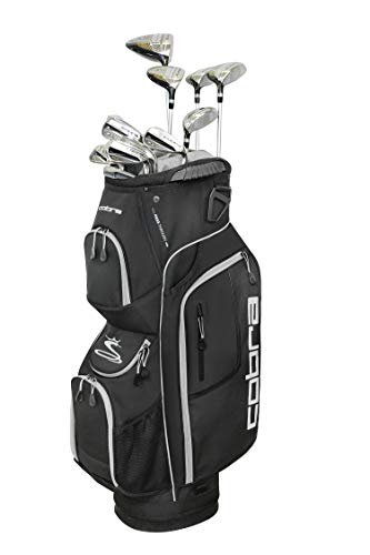 Cobra Golf 2019 XL Speed Complete Set (Men's, Left Hand, Graphite, Reg Flex), Black-Gold, Model:BX3801LGRCS13
