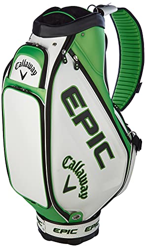 Callaway Golf 2021 Epic Staff Bag, Black, White, Green