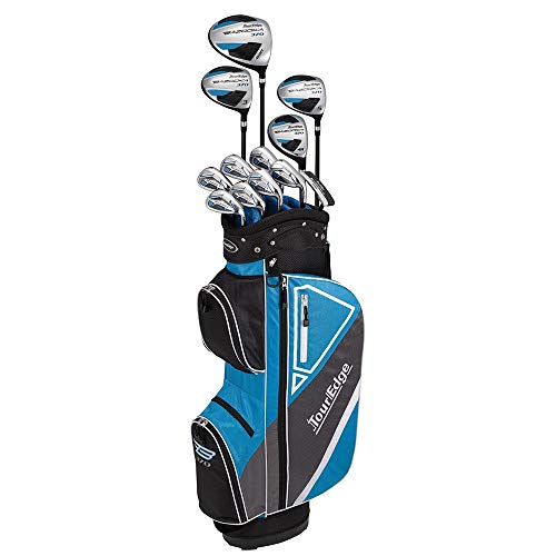 Tour Edge Bazooka 370 Complete Set-RH-Senior-Graphite, Black/Blue, One Size (B6SRGU13.B)