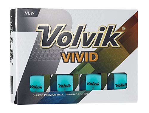 Volvik Vivid Golf Balls, Jade (One Dozen)