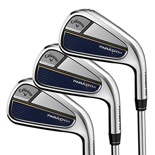 Callaway Golf 2023 Paradym Iron Set (Right Hand, Steel Shaft, Regular Flex, 6 Iron - PW)