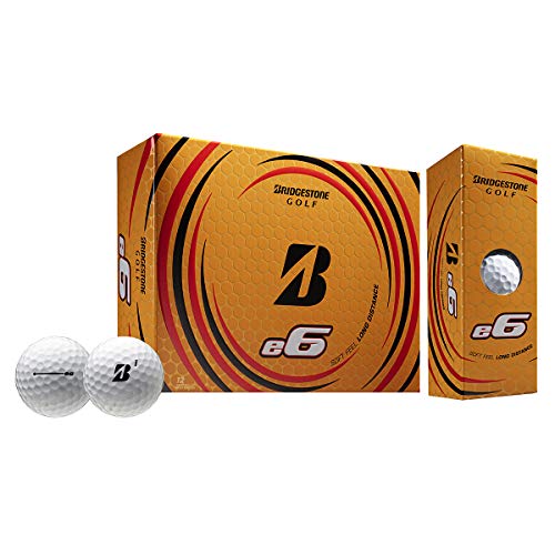 BRIDGESTONE 2021 e6 Golf Balls (One Dozen), White