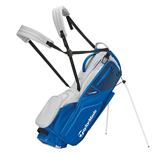 TaylorMade 2022 Flextech Crossover Stand Bag, Gray/Blue
