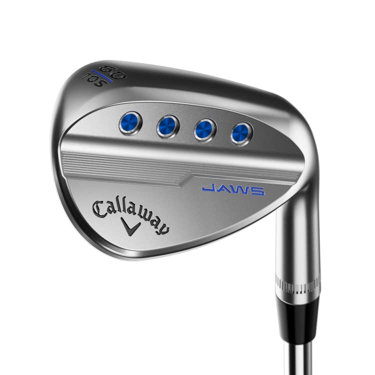 Callaway Golf MD5 Jaws Wedge (Chrome (2022),' 50 Degree (Right Hand),' S Grind, 10* Bounce,' Steel Shaft)
