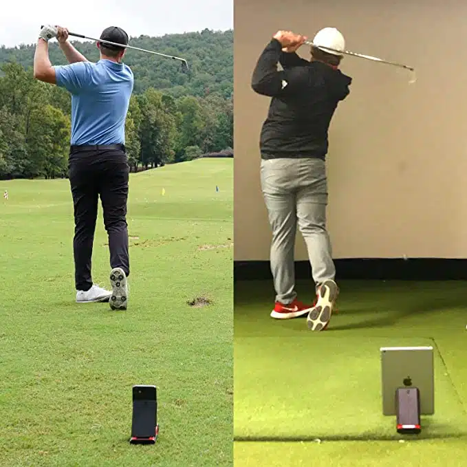 launch monitor 2 golfer comparison