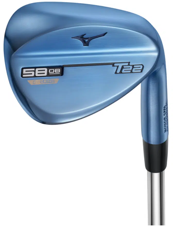 blue mizuno t22 wedge review