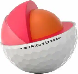 pro v1x inner core compression golf balls