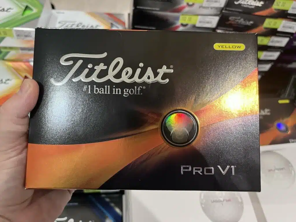 titleist pro v1 box golf ball