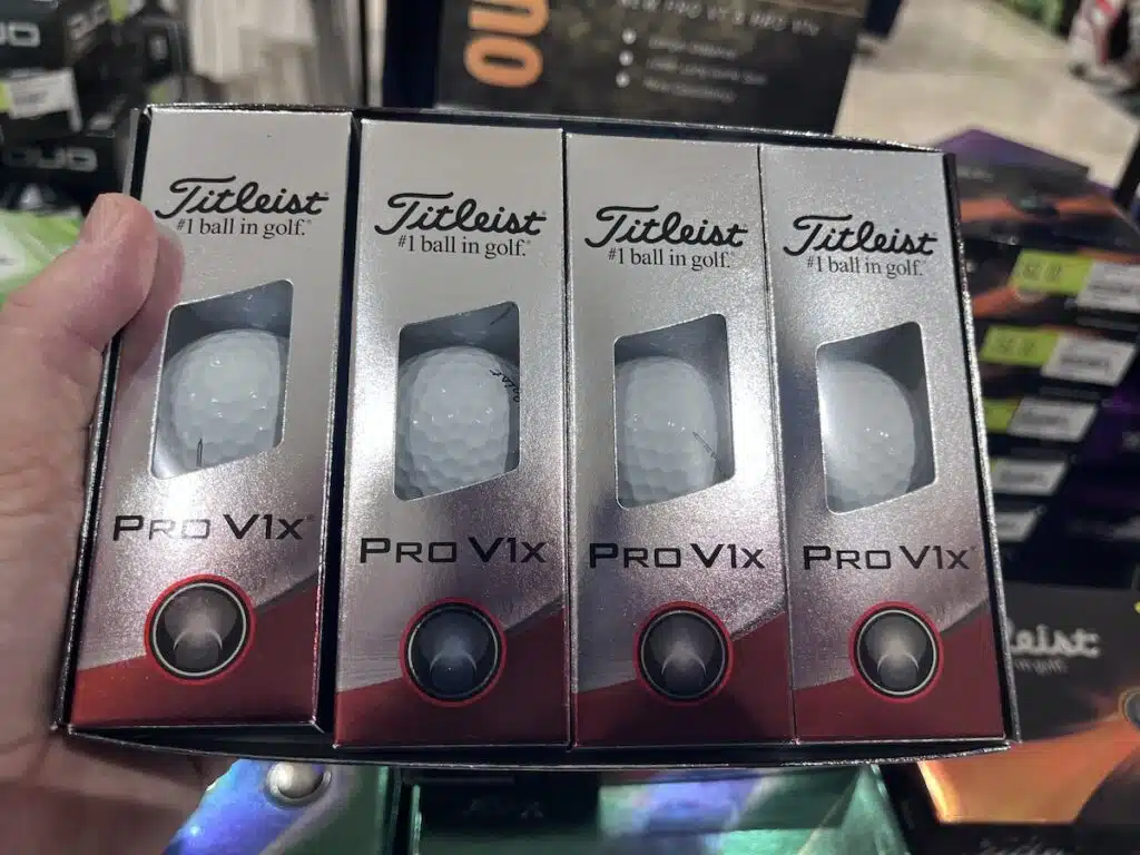 titleist pro v1x box multiple golf ball