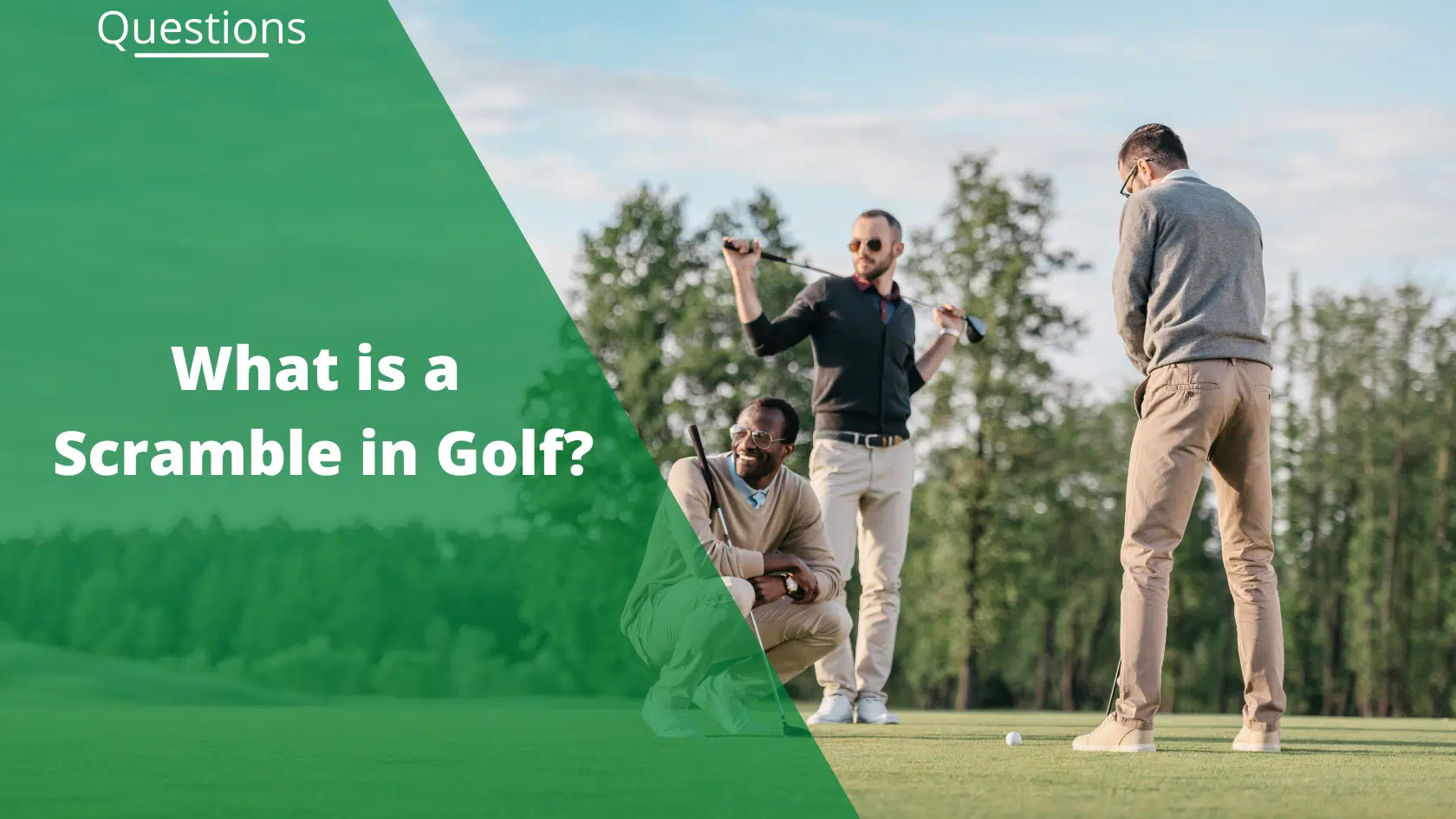 what is a scramble in golf