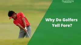 why do golfers yell fore